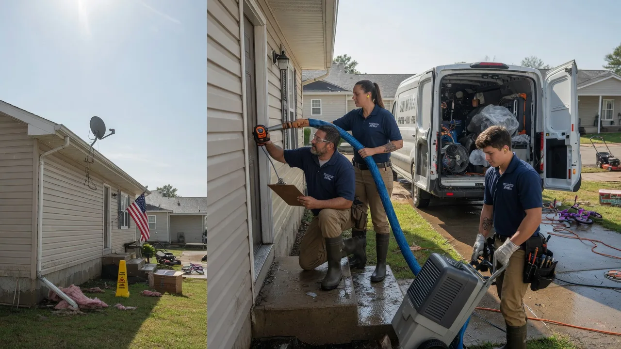 Ceiling Water Damage Restoration in Evensville, TN near me